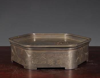 M304 古銅 清雲造 盛上山水図 銅花瓶 飾瓶 壺 壷 / 浮彫鋳銅金工茶室 M304 古銅 清雲造 盛上山水図 銅花瓶 飾瓶 壺 壷 / 浮彫鋳銅金工