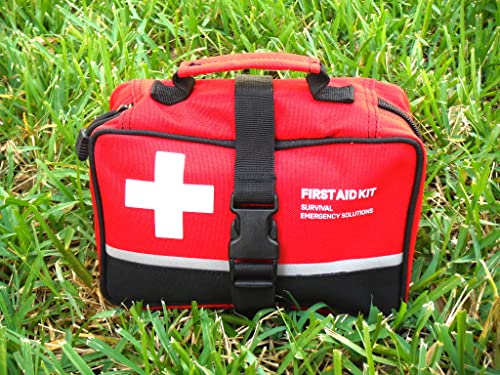 Image of Galaxy 170 Pcs First Aid Kits for Survival Emergency Trauma Military Combat Tactical Hunting Camping Hiking IFAK EMT Bag ( 170 Pcs Red First Aid Kits)
