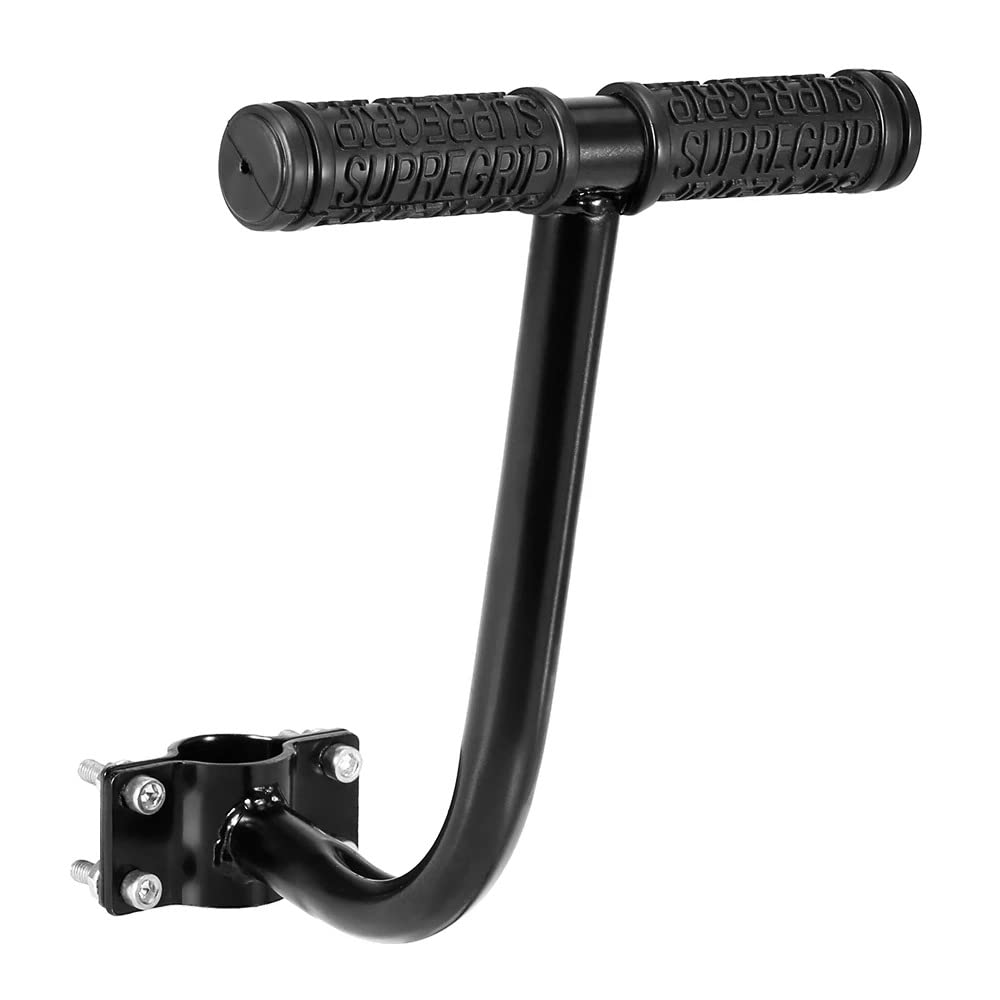 Leadigol Bike Seat Back Safety Armrest Handrail,Universal Bicycle Rear Seat Back Seat Child Safety Armrest Handrail(Fit 1-1.3in Bike Rod)