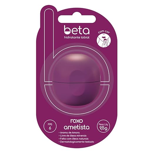 Beta Hidratante Labial com Cor - Amora Roxo Ametista 9,5g