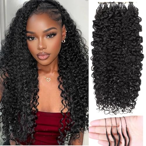 Miracle Knots Feather Human Crochet Hair
