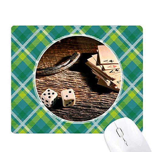 Tapis de souris poker paris photo verte grille pixel pour éliminer la fatigue du poignet