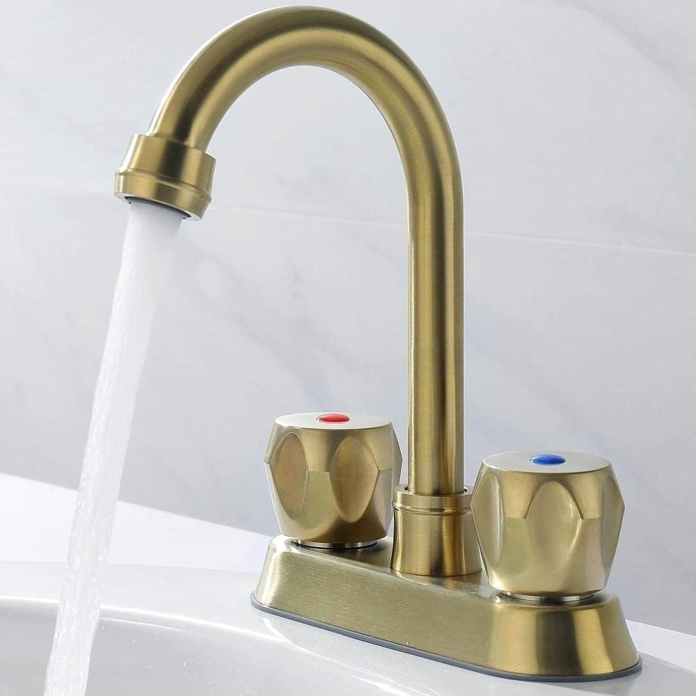 Robinet de lavabo de salle de bain central avec tuyau d'alimentation