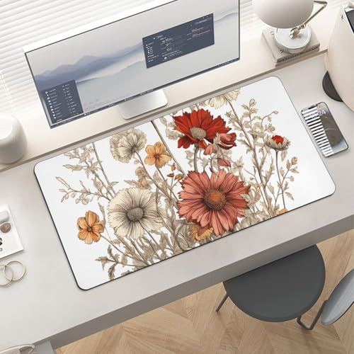 Protector de escritorio FekiLoot grande blanco goma miniatura 6