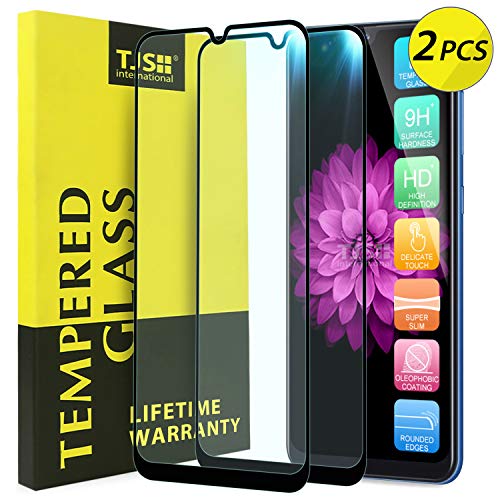 [2-Pack] TJS Screen Protector for Samsung Galaxy A50/Galaxy A30/Galaxy A20 [Full Screen Coverage][Tempered