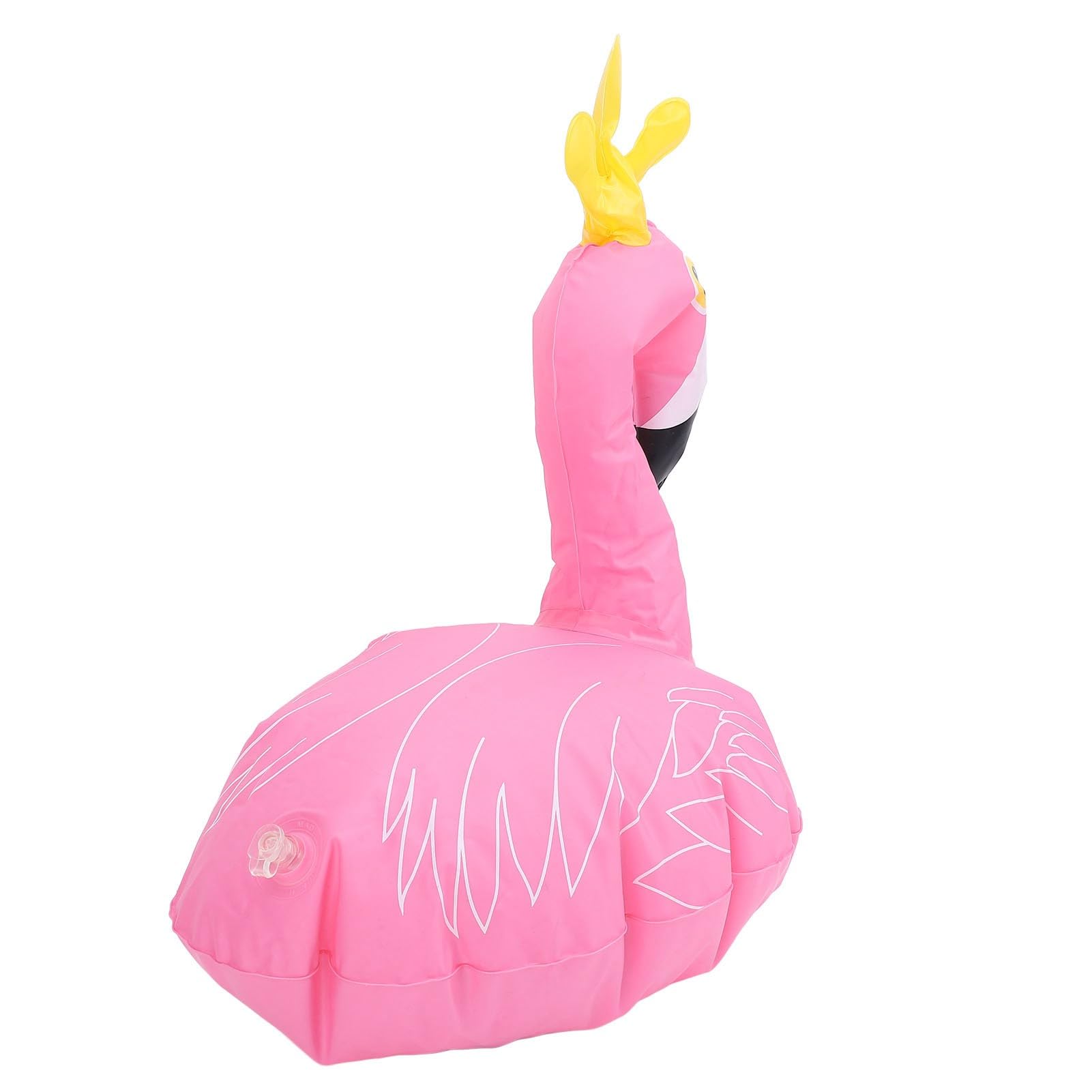 Lumières Solaires Colorées de Piscine de Flamant Rose, Lumières Flottantes de Conception de Couronne pour L'éclairage Nocturne, 2 Pièces