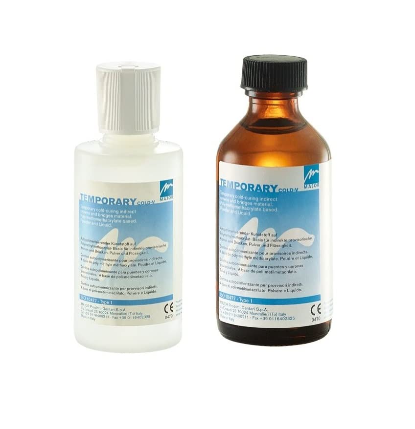 Résine dentaire pour proviseurs, ponts, dents, couronnes A2, A3, A3.5 Major 100 g + 100 ml (A3)