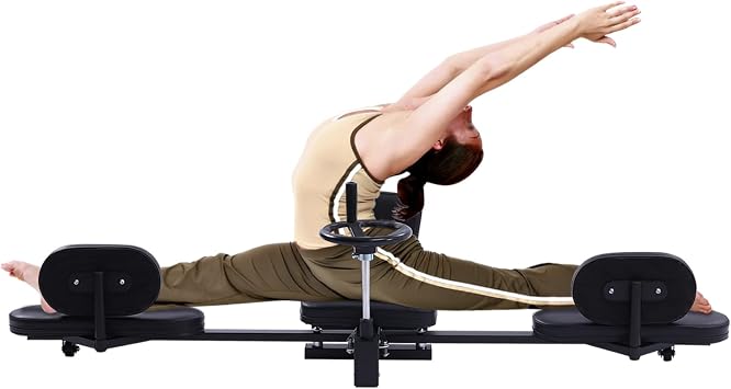 Leg Stretcher, 180 Degrees Split Machine for Stretching, Adjustable Flexibility Equipment, Ballet & Yoga Fitness, Leg Press Training for Home Gym