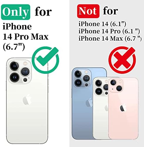 Cozycase for iPhone 14 Pro Max Waterproof Shockproof Case with Screen/Camera Protector - Unbreakable/Heavy Duty/Front and Back Cover360 Full Body ProtectiveUnderwater Dustproof Antishock Hard Bumper