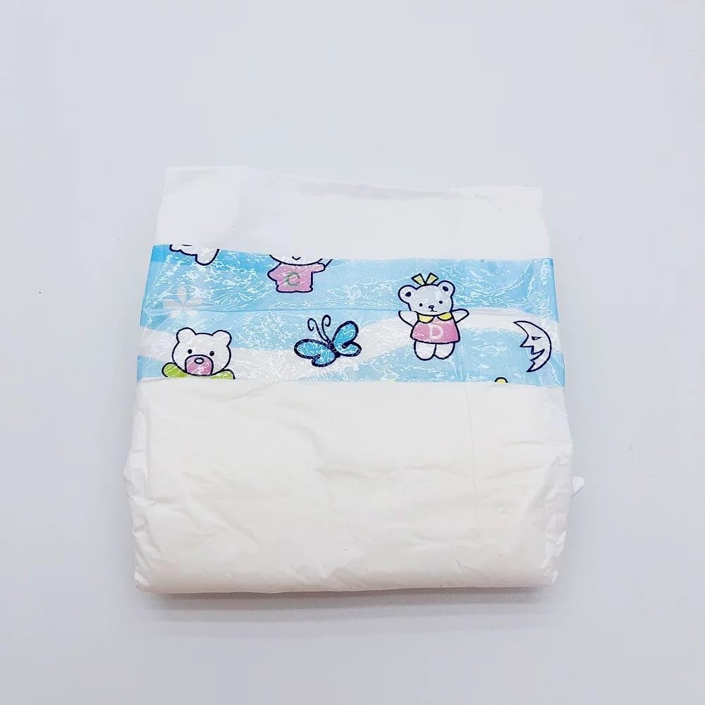 scnbom Reborn Baby Dolls Diapers for 18-24 inch Newborn Doll Reusable Accessories 6-Piece Pack
