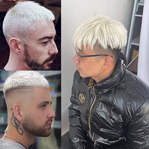 Voloria European Virgin Human Hair Reaplacement Systems Toupee for Men