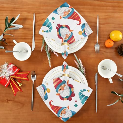 Servilletas de tela multicolor set x6 20x20 pulgadas miniatura 5