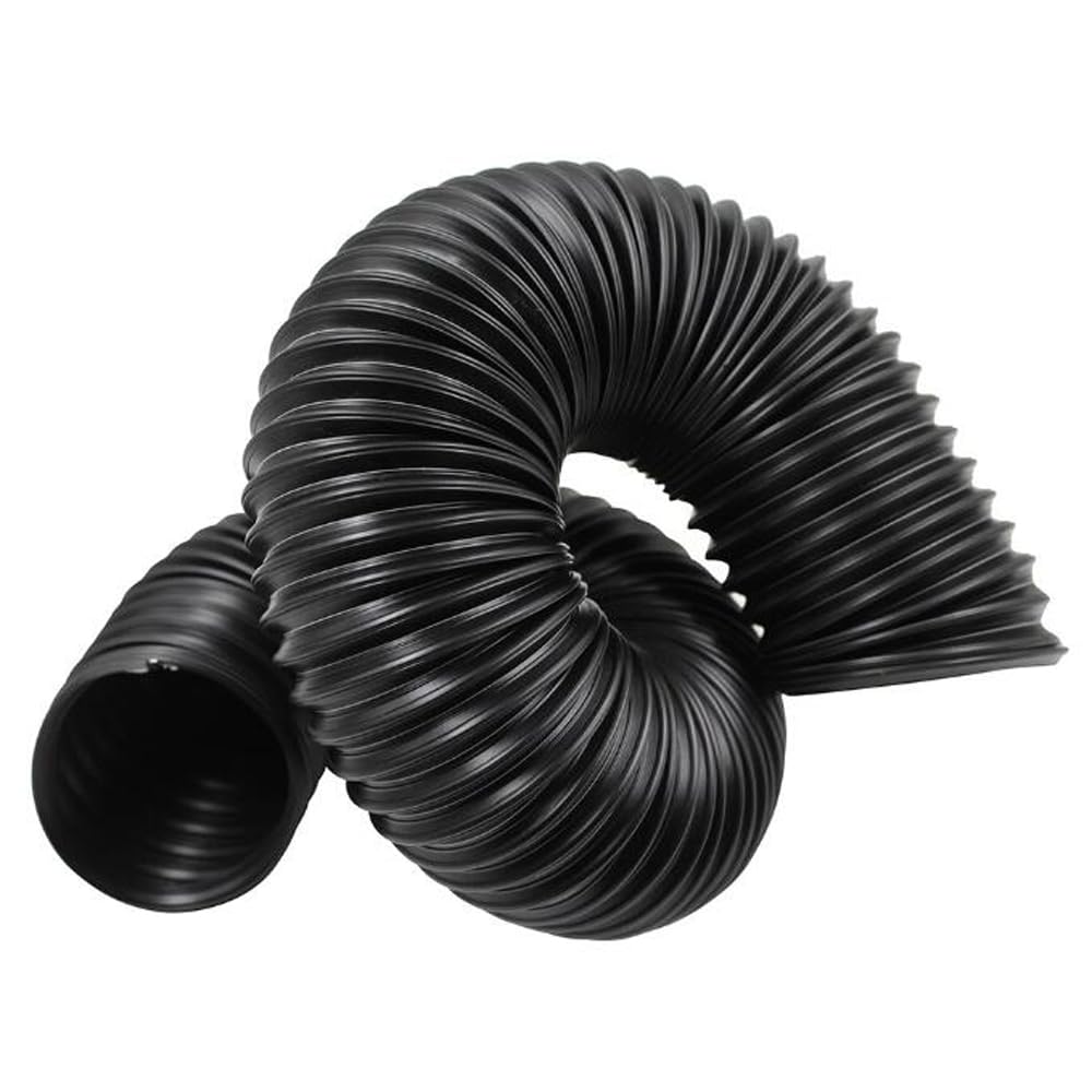 Shkalacar Tubo de Admisión de Aire Frío Conducto Flexible Universal de 3 Pulgadas/76 mm Manguera de Escape del Sistema de Admisión