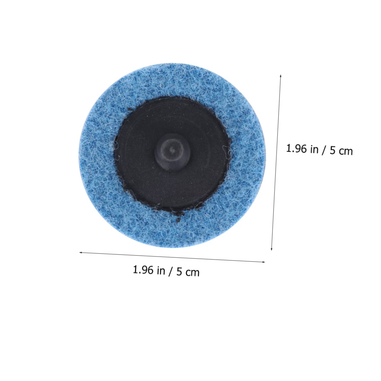 Discos de Lija de Torsión de Nailon de 2 Pulgadas 50 Piezas | Color Azul, Óxido de Aluminio Marrón, para Azulejo y Metal, Uso en Casa y Taller Color Aleatorio