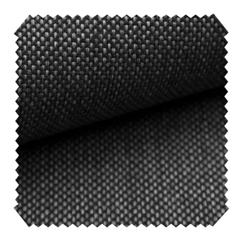 novely® MUDAU - Grob Gewebter Polsterstoff - Melierter Möbelstoff mit Flachgewebe - Pflegeleichte Meterware 1lfm | Farbe: 10 Graphit