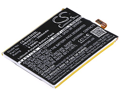 TECHTEK Batterie 2600mAh Compatible avec [Huawei] 2629, Ascend Mate 7S, CRR-CL00, CRR-CL20, CRR-L09, CRR-UL00, CRR-UL20, E2629, Mate S, S Force Touch Premium...