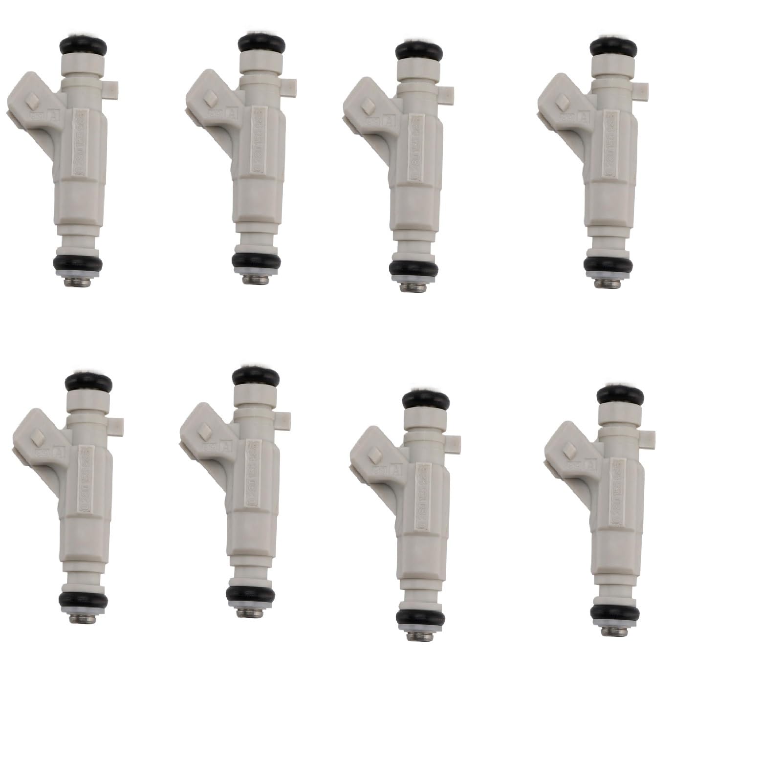 Genérico Boquilla del inyector del Coche 1 uds/8 Uds inyector de Combustible para Audi S6 S8 4.2L V8 2001 2002 2003 0280155988 077133551Q Mantenimiento(8pcs)