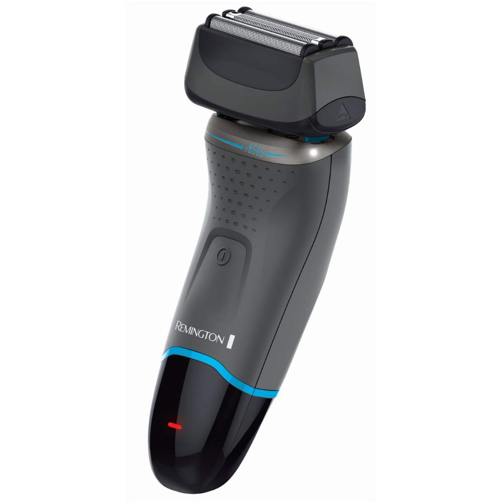 Remington golarka elektryczna, foliowa, hybrydowy system golący, 100% wodoodporna, tech. PivotAssist+ i ConstantContour, bezprzewodowa, wysuwany trymer, etui, szara/czarna, Ultimate F7 XF8505