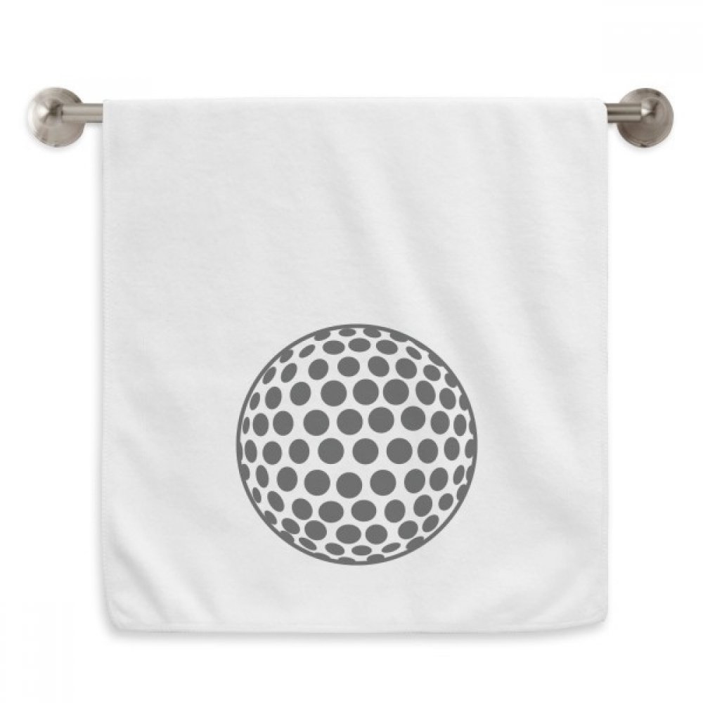 Serviette débarbouillette blanche 13x29 inch motif sport golf