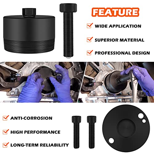 303-1513 Rear Crankshaft Seal Remover Tool Fits For Ford Super Duty F-250, F-350, F-450, F-550, F-650/750 Equipped With 6.7 L Power Stroke Diesel Model, Replace St-148, 4 Pcs #TOP3