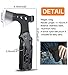 WayinTop Gifts for Man and Dad, WayinTop Multi-tool Hammer Survival Gear 15-in-1 Hatchet with Axe Hammer Pliers Saw Screwdrivers Bottle Opener Whistle & Magnesium Rod