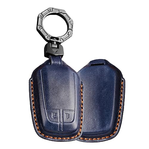 Coque de clé Isuzu D-Max et MU-X bleue à 2 boutons pour plip d'origine