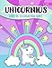 Unicornios: Libro de colorear para niños: 4-9 años: Un bonito cuaderno de actividades para niños y niñas