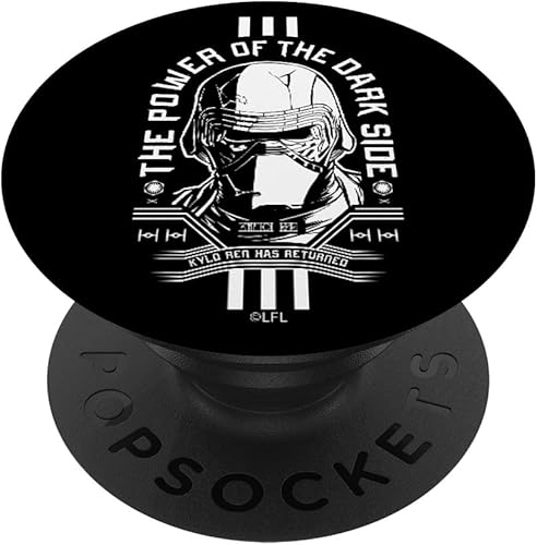 Star Wars The Rise Of Skywalker Kylo Ren ha devuelto PopSockets PopGrip agarre intercambiable para teléfonos y tabletas