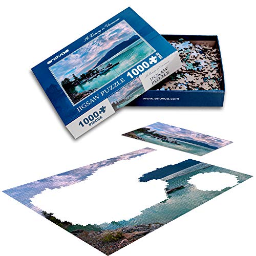 Enovoe Jigsaw Puzzles 1000 Pieces for Adults - an Evening in Vancouver - Large, 29\" x 20\", 1000 Piece Puzzle - Thumbnail 2