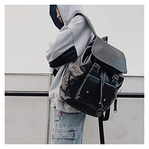 Fashion Mens Backpacks Quality Leather Backpack For Men Large Capacity Mens Backpacks4