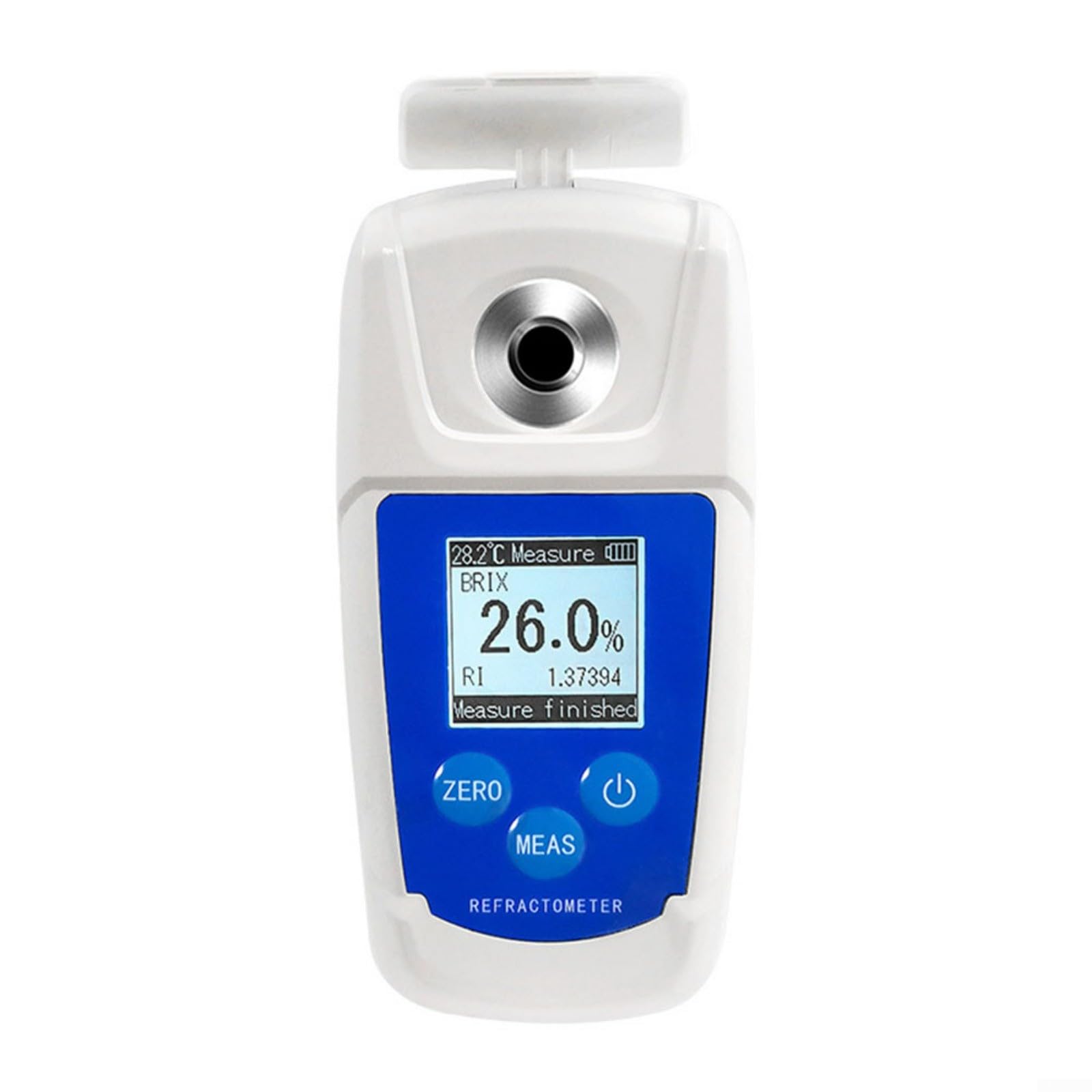 Refractómetro digital del sacarímetro con la compensación automática de la temperatura para medir el contenido de azúcar en jarabe de miel y jugos de frutas