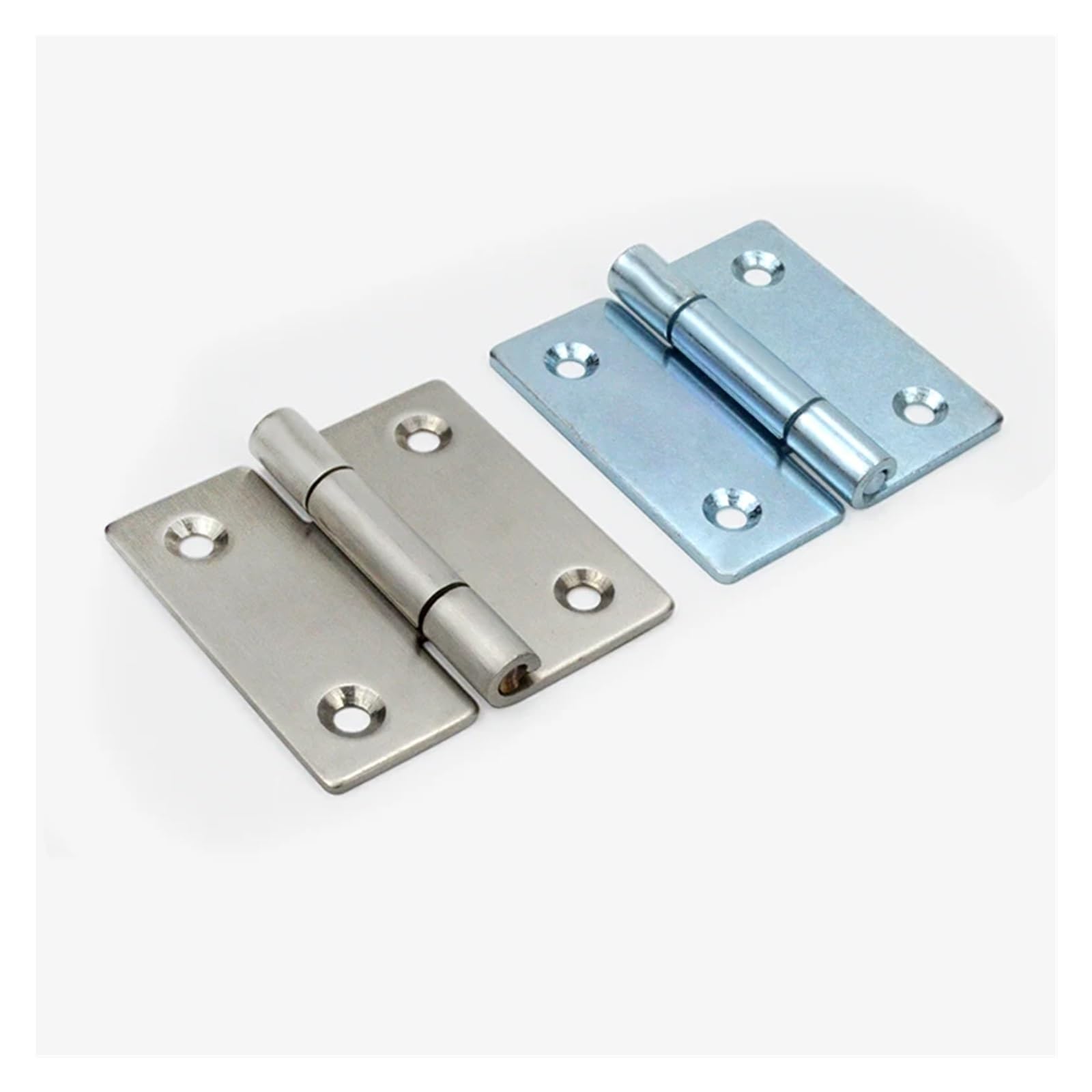 Ymuguegh One Color 1Pcs Stainless Steel Thickened Hinge, Power Distribution Box Square Open Folding Automatic Equipment Hinge(Galvanized Iron)