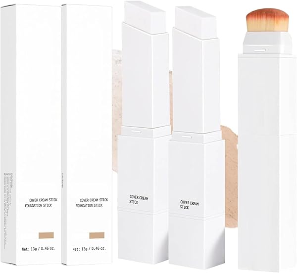 Clarea Paris, Clarea Fond De Teint 2-En-1 Avec Pinceau Intégré, Fond De Teint Clarea 2 En 1, Imperméabilisation Durable, Convient À Tous Les Types De Peau (Naturel) - 1