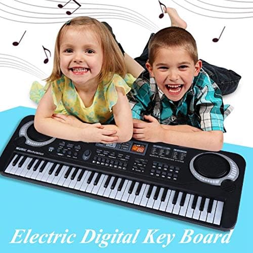 61-Key Digital Electric Piano Keyboard,Portable Electric Digital Key Board Piano Musical Instruments Kids Toy with Microphone,Digital Piano Electric Keyboard for Kids Piano Music Teaching 8 51PvmMmB32L. AC