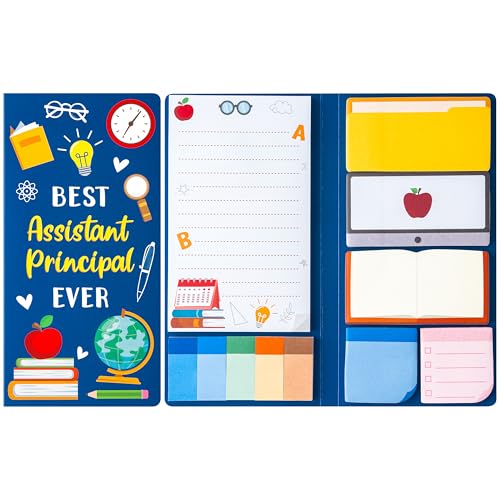 Xqumoi Best Assistant Principal Ever Sticky Note Set School Office Supplies