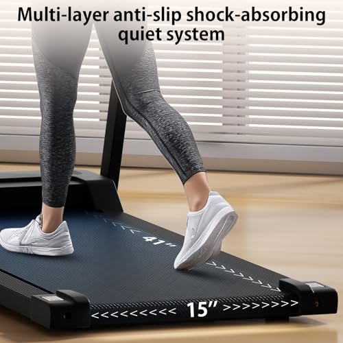 Image of AoraPulse 3.0 HP Foldable Portable Folding Small Treadmills for Home Office with 300 LBS Capacity, Walking Running Exercise Electric Compact Treadmill with LED Display