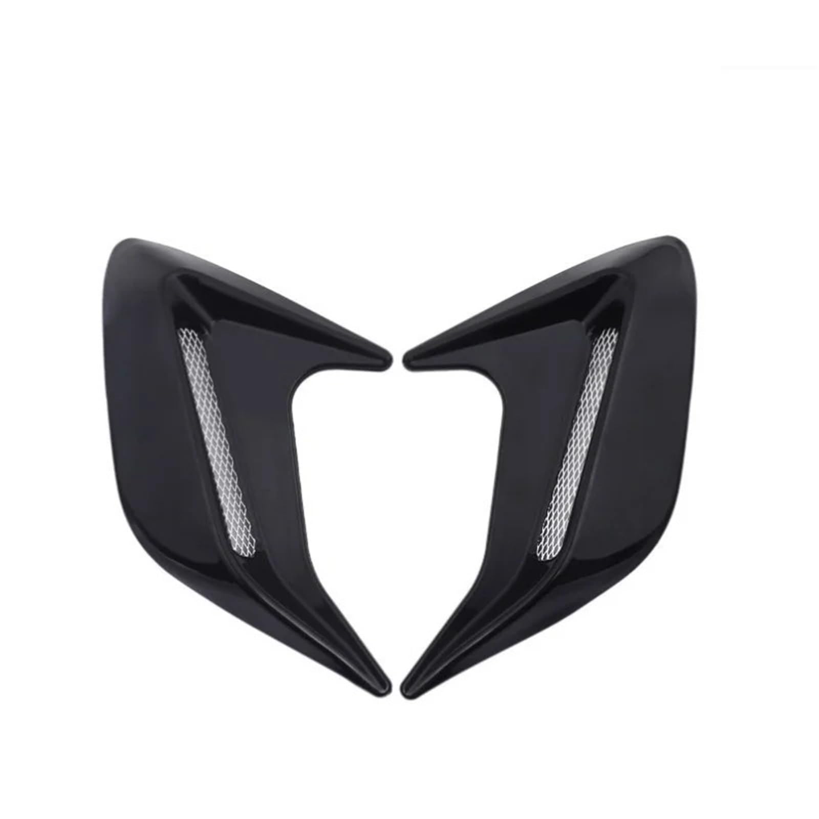 Air Wing Cover Trim 1PC Shark Gills Simulation Hood Fender Car Body Modification Side Door Decoration Stickers Side Fender Vent Trim