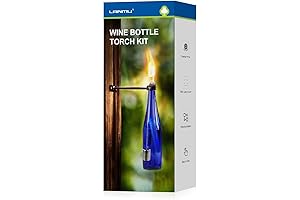LANMU 24-Piece Wine Bottle Torch Kit for Outdoor Decor