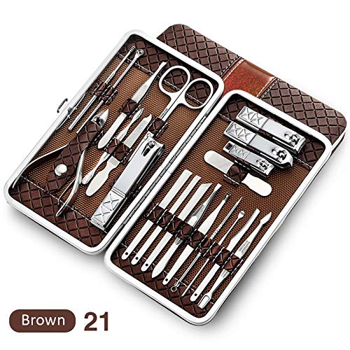 Kit de corte de uñas profesional en acero inoxidable para pedicura 2