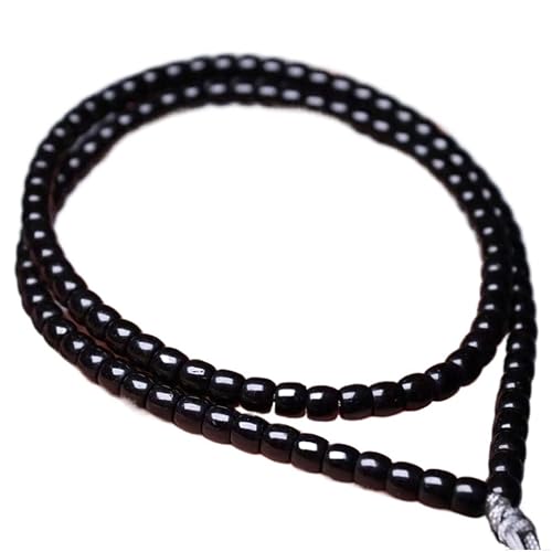 oiujhgCDS Buddhist prayer beads, Buddhist Prayer Beads Bracelet,bead bracelet,108 Black Coconut Stem Mala Necklace Buddha