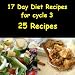 17 Day Diet Recipes Book for Cycle 3 (17 Day Diet Recipe Cycle)