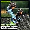HOTPEAK Binocolo Visione Notturna, 112 MP 4K Binocolo Notturno con Zoom 12X & Batteria Ricaricabile 5000mAh, Scheda 64GB Inclusa, Visione Infrarossa, Perfetto per Caccia, Campeggio & Sicurezza