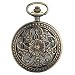 Montre De Poche Bronze Antique Creux Montre De Poche Rose Fleurs Ajouré Fleur Couverture Floral Rotin Collier Pendentif Art Collection
