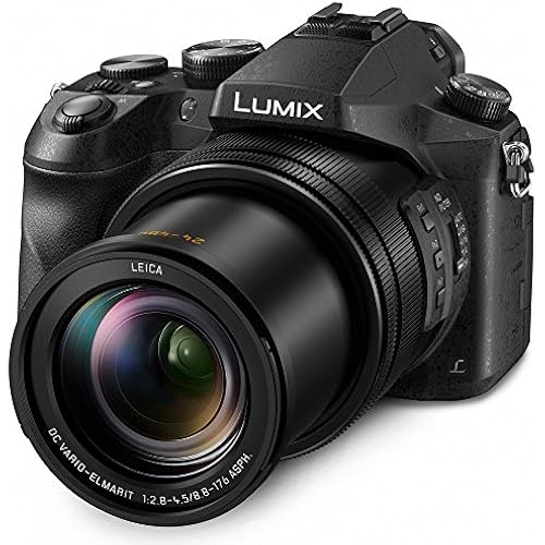 Panasonic LUMIX FZ2500 4K Point and Shoot Camera, 20X Leica DC Vario-ELMARIT F2.8-4.5 Lens, 21.1 Megapixels, 1 Inch High Sensitivity Sensor, 422 10-bit, HDMI Out, DMC-FZ2500 (USA Black)