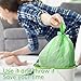 Honoson 1200 Count Baby Disposable Diaper Bags Scented Diaper Sacks with Tie Handle Disposal Baby Poop Trash Bags Waste Sacks Refill(Green)