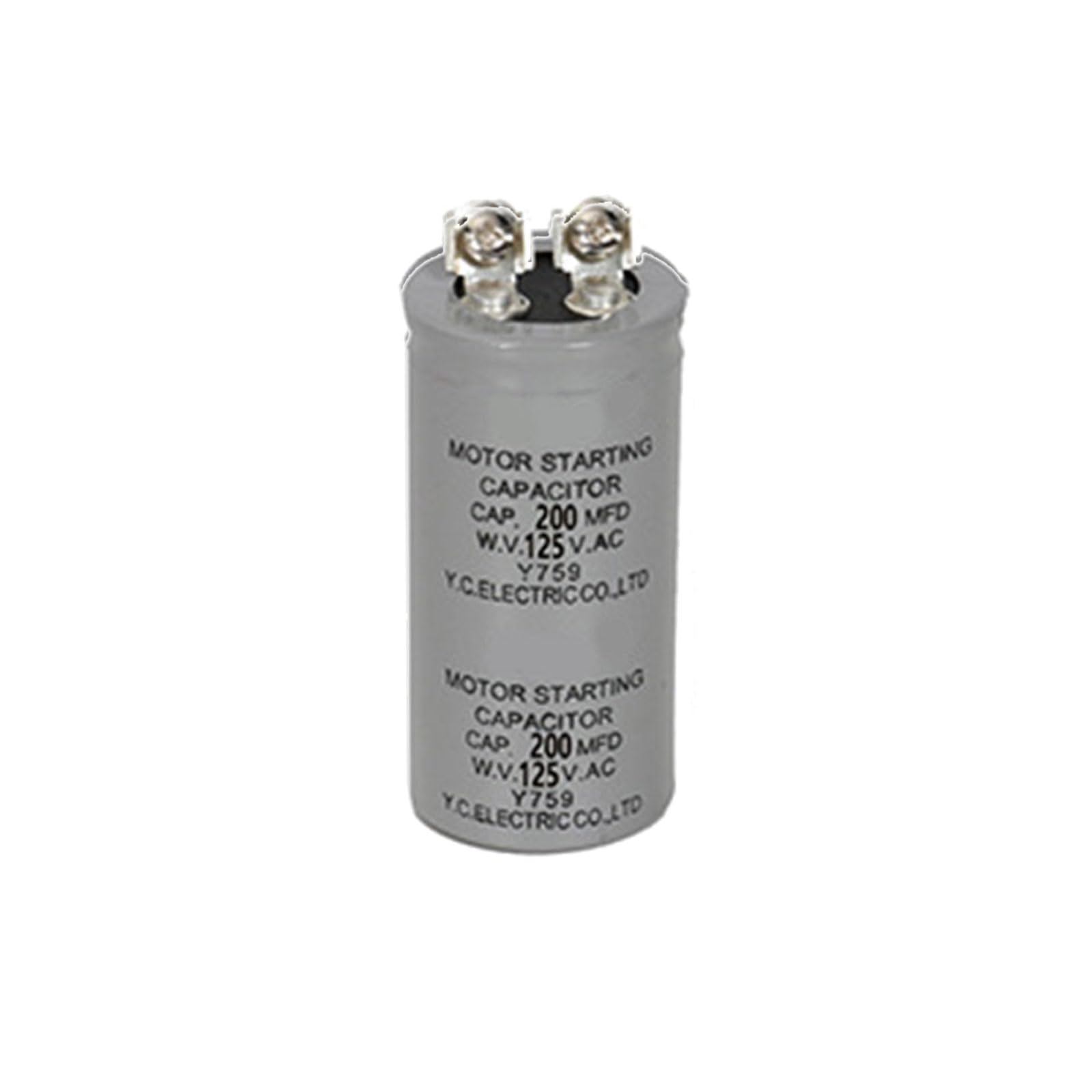 Tsophreniq 200Uf 125V Motor Start Capacitor Cd60 125V / 250V 50Uf-1200Uf Motor Starting Running Capacitor For Professional And Home Use Start
