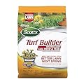 Scotts Turf Builder WinterGuard Fall Weed & Feed5, Weed Killer Plus Fall Fertilizer, 4,000 sq. ft., 11.28 lbs.