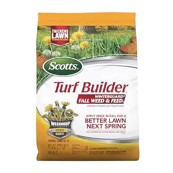 Scotts Turf Builder WinterGuard Fall Weed & Feed, 11.28 lbs