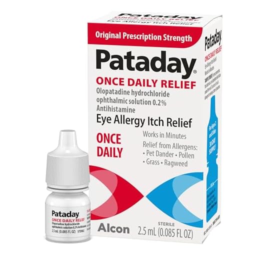 Pataday Once Daily Relief Allergy Eye Drops by Alcon, for Eye Allergy Itch Relief, 2.5 ml