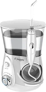 Irrigador Oral Premium Bivolt VBV V660 Branco - 12 Niveis + Massagem Gengival, Reservatorio 700ml, Para Aparelho e Implante Dental, Fio Dental Eletrico Profissional, Higienizador Bucal
